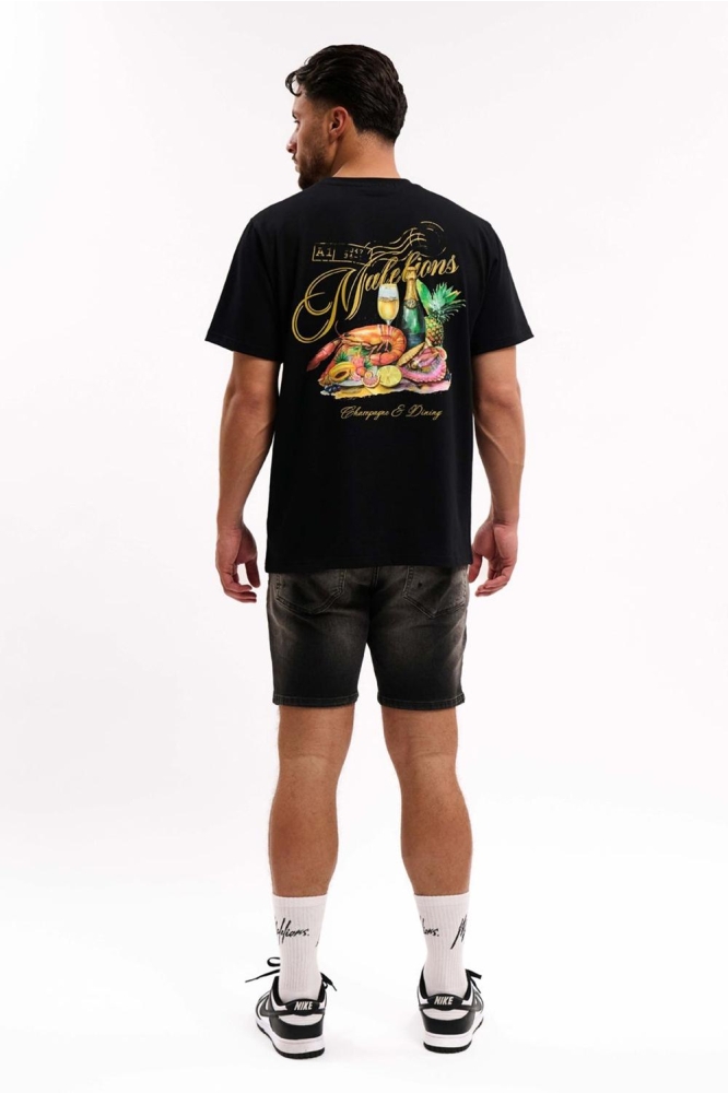 MEN CHAMPAGNE T SHIRT MM1 HS25 61 900 BLACK
